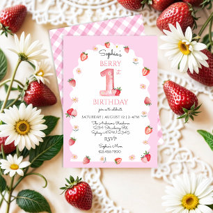 Berry First Birthday Invitation