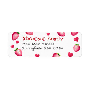 Berry First Birthday Party Strawberry Hearts