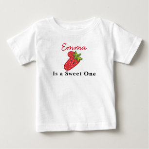 Berry First Birthday Sweet one   Baby T-Shirt