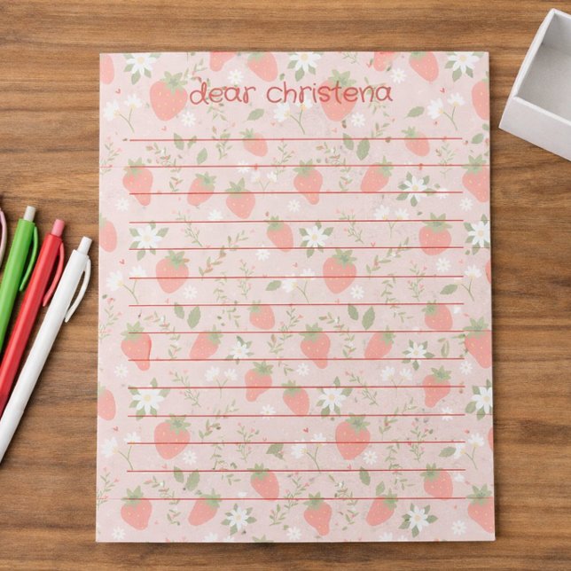 Berry First Birthday Time Capsule Notepad (Creator Uploaded)