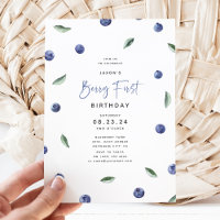 Berry First Blueberry 1st Birthday
