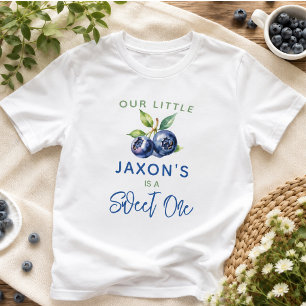 Berry First Blueberry 1st Birthday Party T-Shirt