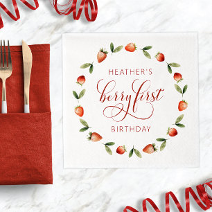 Berry First Napkin