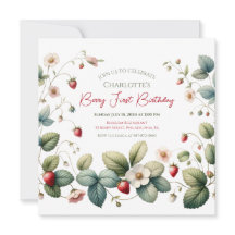 "Berry First" Strawberry Birthday