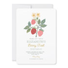 Berry First Strawberry Bouquet Birthday