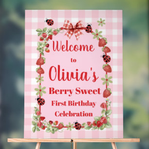 Berry First Welcome Sign