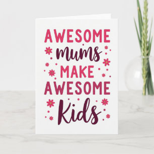 Berry Floral Mothers Day Card