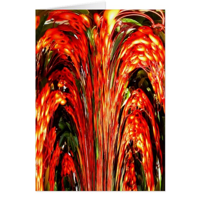 Berry fountain art card (Front)
