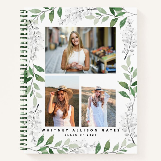 Berry Framed Gallery Graduate Guest Book (Front)