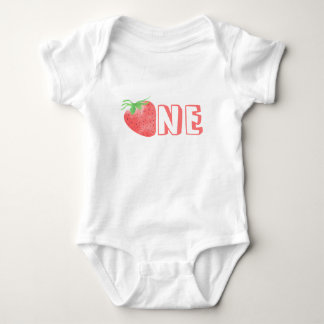Berry Girl's First Birthday ONE Baby Bodysuit