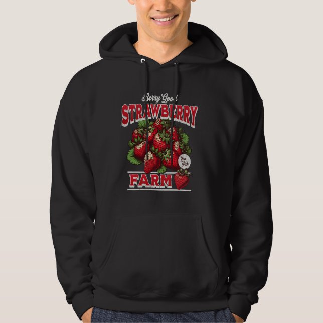 Berry Good Produce Strawberry Farm Youths & Farmer Hoodie (Front)