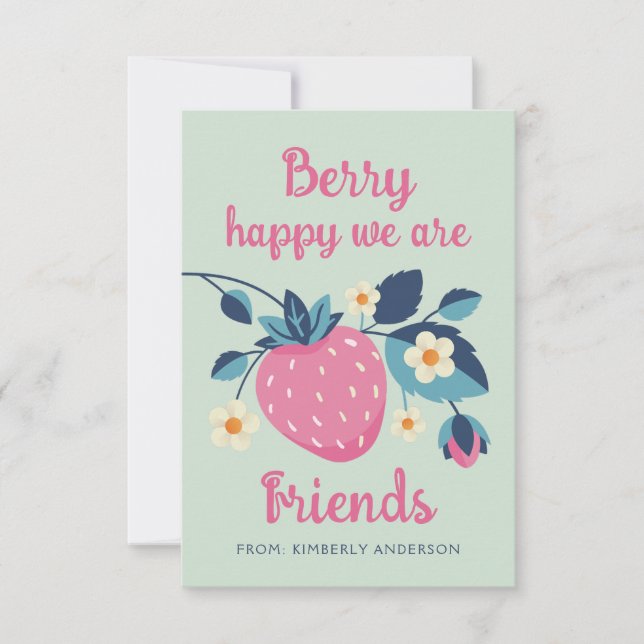 Berry Happy Valentine's Day Card (Front)