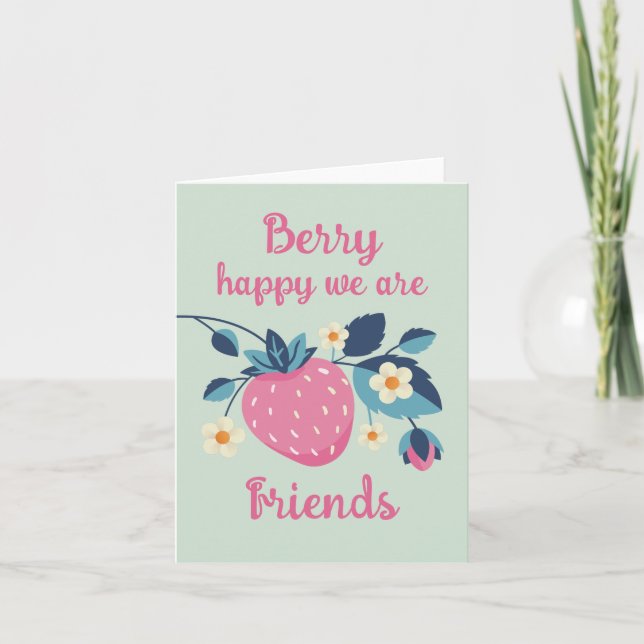 Berry Happy Valentine's Day Card (Front)