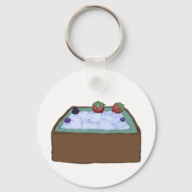 Berry Hot Tub Key Ring (Front)
