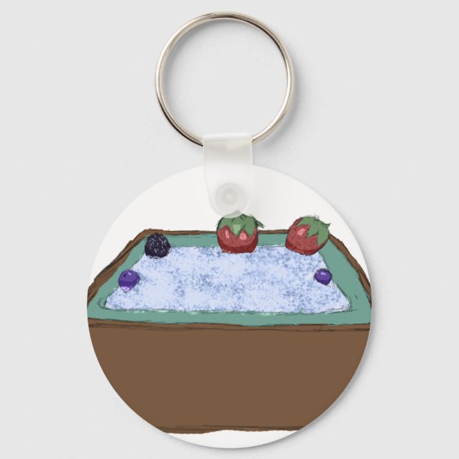 Berry Hot Tub Key Ring (Front)