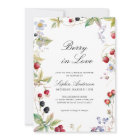 Berry In Love Bridal Shower Elegant Floral