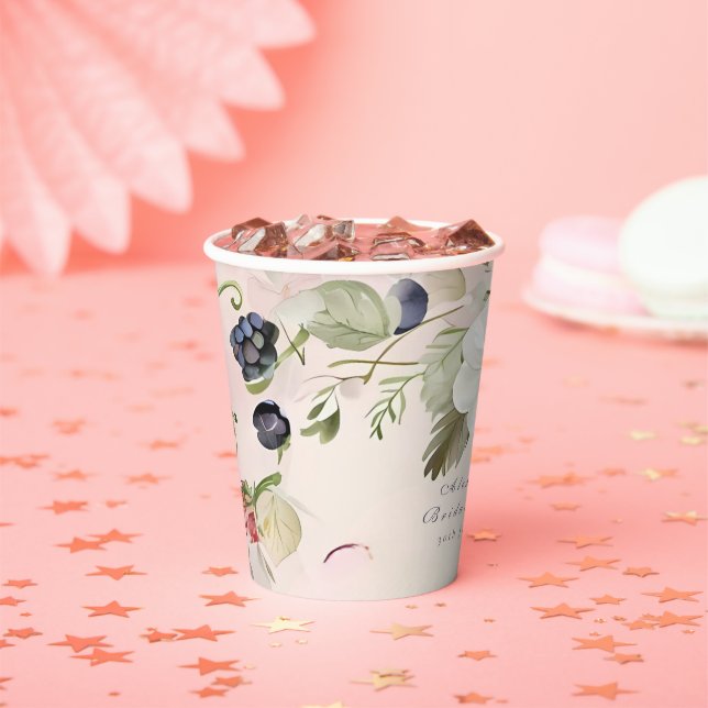 Berry in Love Shower Paper Cups (Insitu)