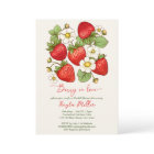 Berry in love strawberry bridal shower