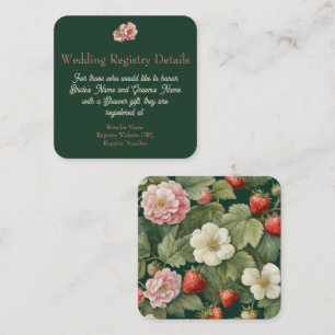 Berry in Love: wedding Registry Enclosure Card