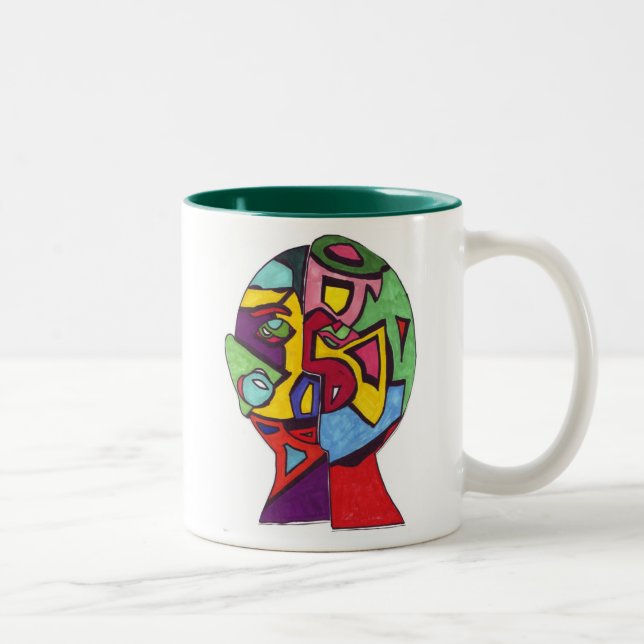 Berry Leon-Rachel R Two-Tone Coffee Mug (Right)