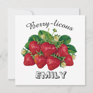 Berry-licous Invitation