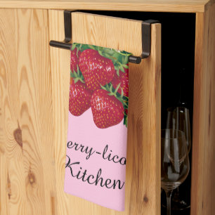 Berry-licous tea towel