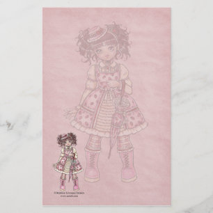 Berry Lolita Gothic Stationery