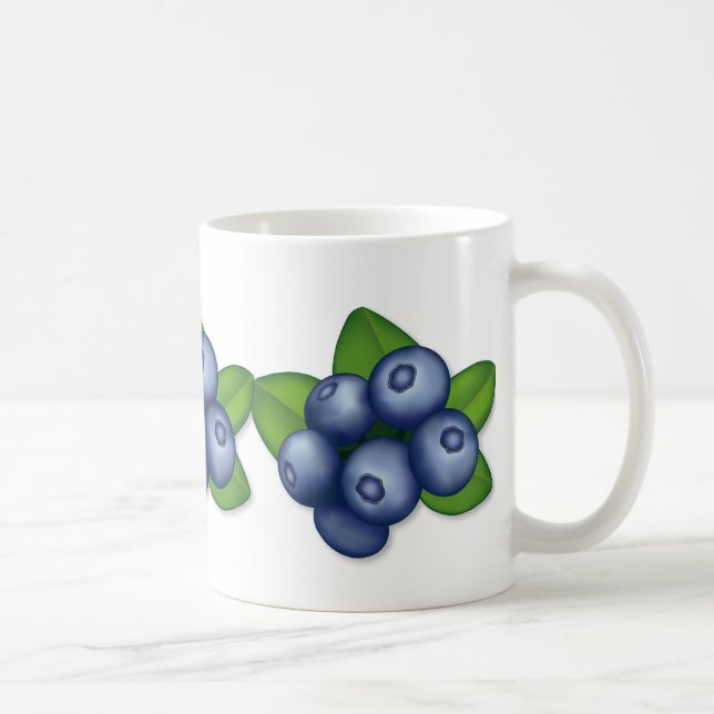Berry Lovely I Love Blueberries Mug (Right)