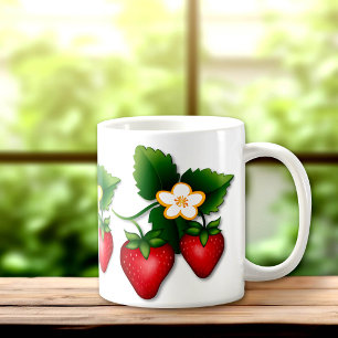 Berry Lovely I Love Strawberries Coffee Mug