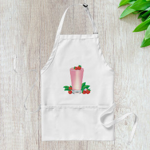 Berry Milkshake Drink Standard Apron