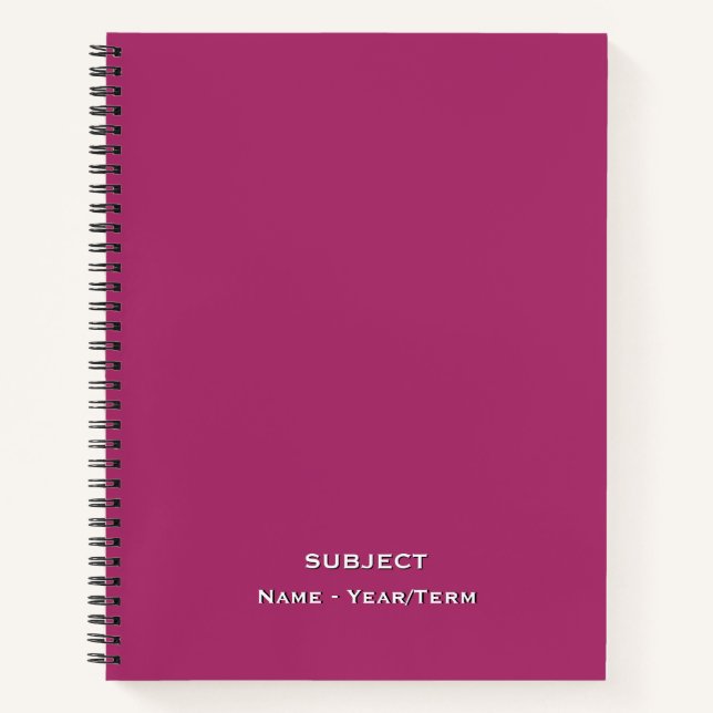 Berry Notebook (Front)