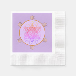 Berry Passover Magen David Star Paper Napkin