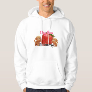 "Berry Paws: Dog Love & Strawberry Design" Hoodie