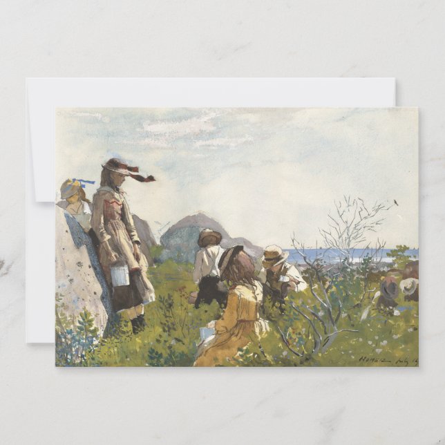 Berry Pickers | Winslow Homer (Front)