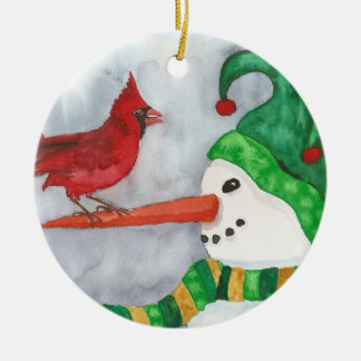Berry Pickin Ceramic Tree Decoration