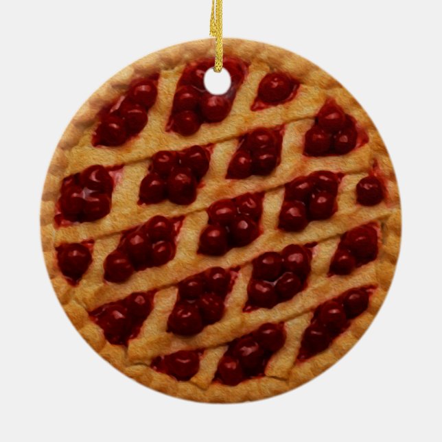 Berry Pie Ceramic Tree Decoration (Back)