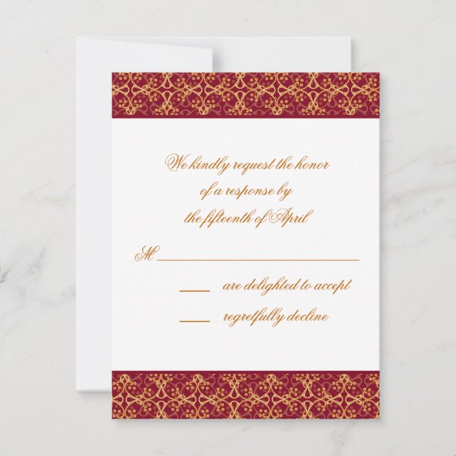 Berry Red Cluster Response Card (Front)