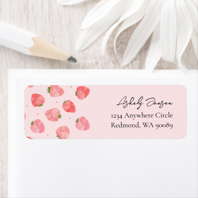 Berry Return Address Labels  (Insitu)