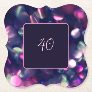 Berry Sparkle Paper Coaster