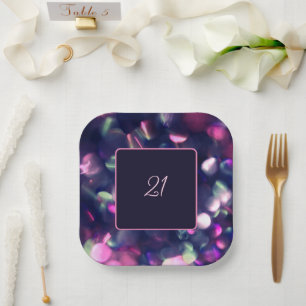 Berry Sparkle Paper Plate