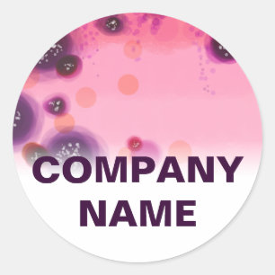 Berry Stains Corporate Stickers
