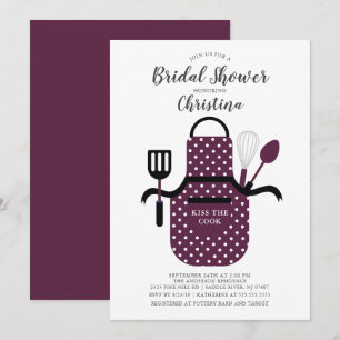 Berry Stock the Kitchen Bridal Shower Invitation