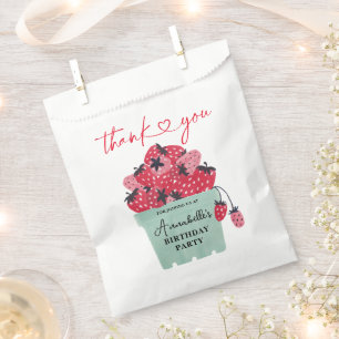 Berry Sweet 1st Birthday Favour Bags