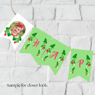 Berry Sweet 1st Birthday Strawberry Bunting