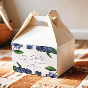 Berry Sweet Baby Blueberry Baby Shower Favour Box