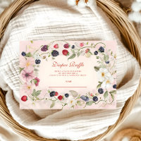  Berry Sweet Baby Shower Diapper Raffle