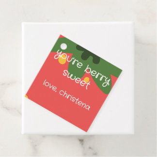 Berry Sweet Baby Shower Favour Tags
