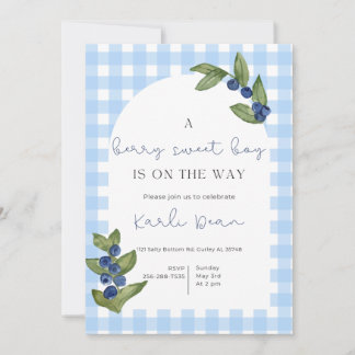 Berry Sweet Baby Shower Invitation