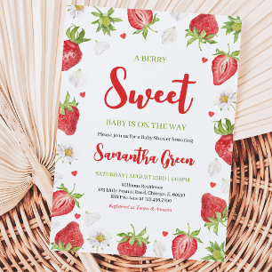Berry Sweet Baby Shower Invitation