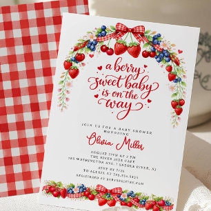 Berry Sweet Baby Shower Invitation